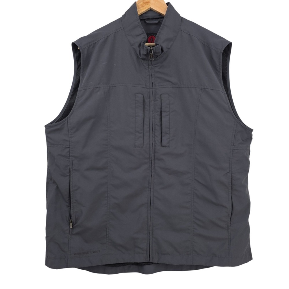 SCOTTeVEST SeV Mens XL Gray 22 Pocket TEC Travel Utility Vest